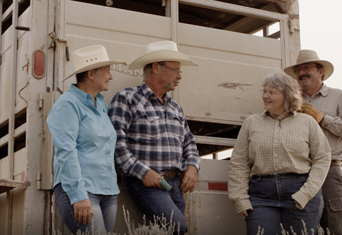 Ranchers at the Loving U Ranch in Montana